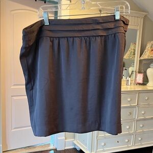 LOFT Charcoal High Low Skirt